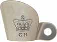 Flint Flash Guard, British Crown, iron